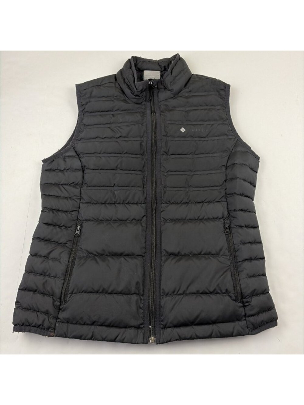 Columbia Down Puffer Vest Women’s M  Lightweight Full Zip Gorpcore Outdoors